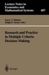 book Research and Practice in Multiple Criteria Decision Making: Proceedings of the XIVth International Conference on Multiple Criteria Decision Making (MCDM) Charlottesville, Virginia, USA, June 8–12, 1998