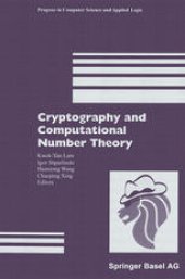 book Cryptography and Computational Number Theory