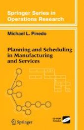 book Planning and Scheduling in Manufacturing and Services