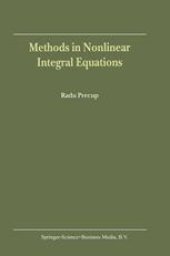 book Methods in Nonlinear Integral Equations