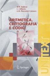 book Aritmetica, crittografia e codici