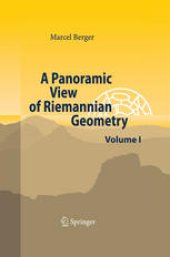 book A Panoramic View of Riemannian Geometry