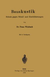 book Bauakustik: Schutz gegen Schall und Erschütterungen