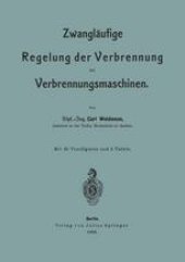 book Zwangläufige Regelung der Verbrennung bei Verbrennungsmaschinen