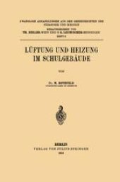 book Lüftung und Heizung im Schulgebäude