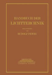 book Handbuch der Lichttechnik: Erster Teil