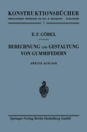 book Berechnung und Gestaltung von Gummifedern