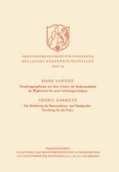 book Forschungsergebnisse auf dem Gebiete der Bodenmechanik als Wegbereiter für neue Gründungsverfahren. Die Bedeutung der Baumaschinen- und Baubetriebs-Forschung für die Praxis