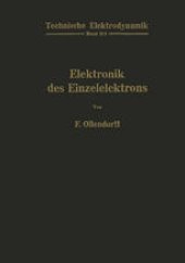 book Innere Elektronik Erster Teil Elektronik des Einzelelektrons