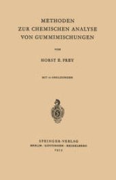 book Methoden zur Chemischen Analyse von Gummimischungen