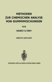 book Methoden zur Chemischen Analyse von Gummimischungen