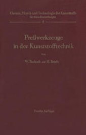 book Preßwerkzeuge in der Kunststofftechnik