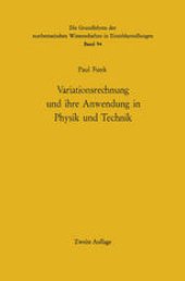 book Variationsrechnung und ihre Anwendung in Physik und Technik