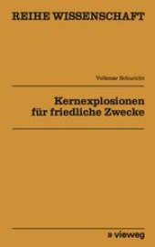 book Kernexplosionen für friedliche Zwecke