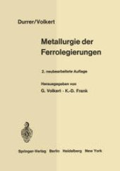 book Metallurgie der Ferrolegierungen