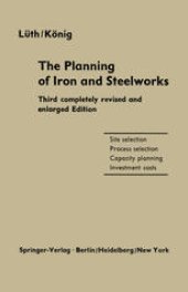 book The Planning of Iron and Steelworks