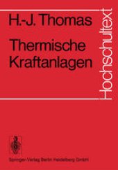 book Thermische Kraftanlagen
