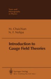 book Introduction to Gauge Field Theories