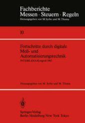 book Fortschritte durch digitale Meß- und Automatisierungstechnik: INTERKAMA-Kongreß 1983