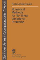 book Numerical Methods for Nonlinear Variational Problems