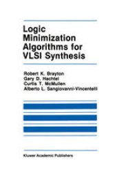 book Logic Minimization Algorithms for VLSI Synthesis