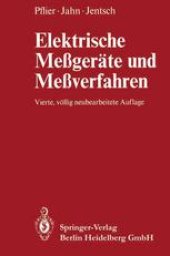 book Elektrische Meßgeräte und Meßverfahren