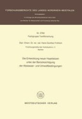 book Die Entwicklung neuer Haarbeizen unter der Berücksichtigung der Abwasser- und Umweltbedingungen