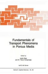 book Fundamentals of Transport Phenomena in Porous Media