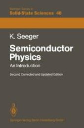 book Semiconductor Physics: An Introduction