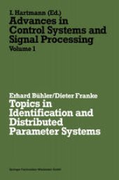 book Topics in Identification and Distributed Parameter Systems