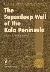 book The Superdeep Well of the Kola Peninsula