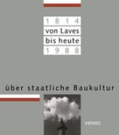 book Von Laves bis heute: Über staatliche Baukultur