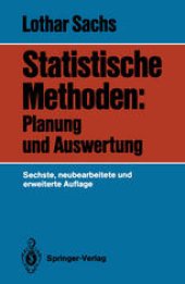 book Statistische Methoden: Planung und Auswertung