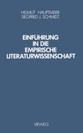 book Einführung in die Empirische Literaturwissenschaft