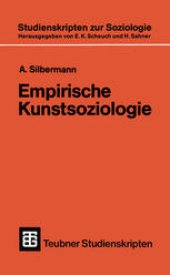 book Empirische Kunstsoziologie