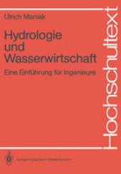 book Hydrologie und Wasserwirtschaft: Eine Einführung für Ingenieure