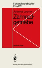 book Zahnradgetriebe: Grundlagen, Konstruktionen, Anwendungen in Fahrzeugen