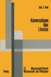 book Konversationen über Literatur: Literatur und Wissenschaft aus nominalistischer Sicht