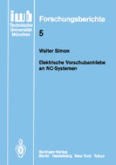 book Elektronische Vorschubantriebe an NC-Systemen