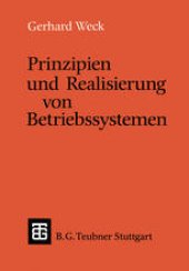 book Prinzipien und Realisierung von Betriebssystemen