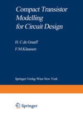 book Compact Transistor Modelling for Circuit Design