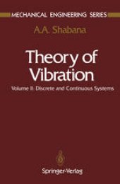 book Theory of Vibration: Volume II: Discrete and Continuous Systems