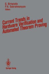 book Current Trends in Hardware Verification and Automated Theorem Proving