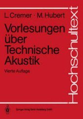 book Vorlesungen über Technische Akustik