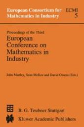 book Proceedings of the Third European Conference on Mathematics in Industry