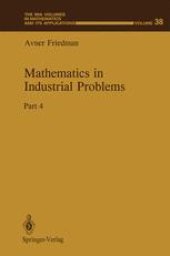 book Mathematics in Industrial Problems: Part 4