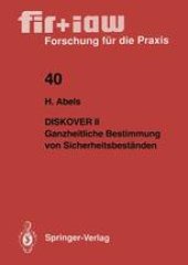 book DISKOVER II Ganzheitliche Bestimmung von Sicherheitsbeständen