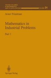 book Mathematics in Industrial Problems: Part 3