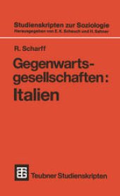 book Gegenwartsgesellschaften: Italien