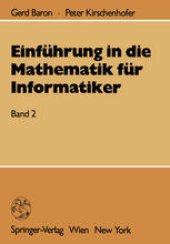 book Einführung in die Mathematik für Informatiker: Band 2